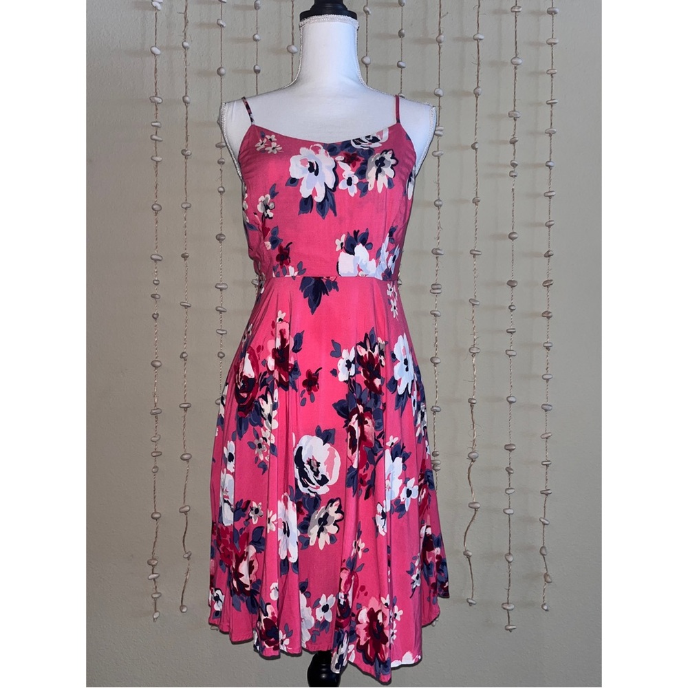 Pink Floral Sundress size Medium